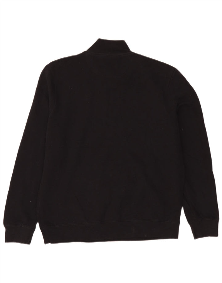 Męska bluza z zamkiem błyskawicznym Barbour XL, czarna, bawełniana
