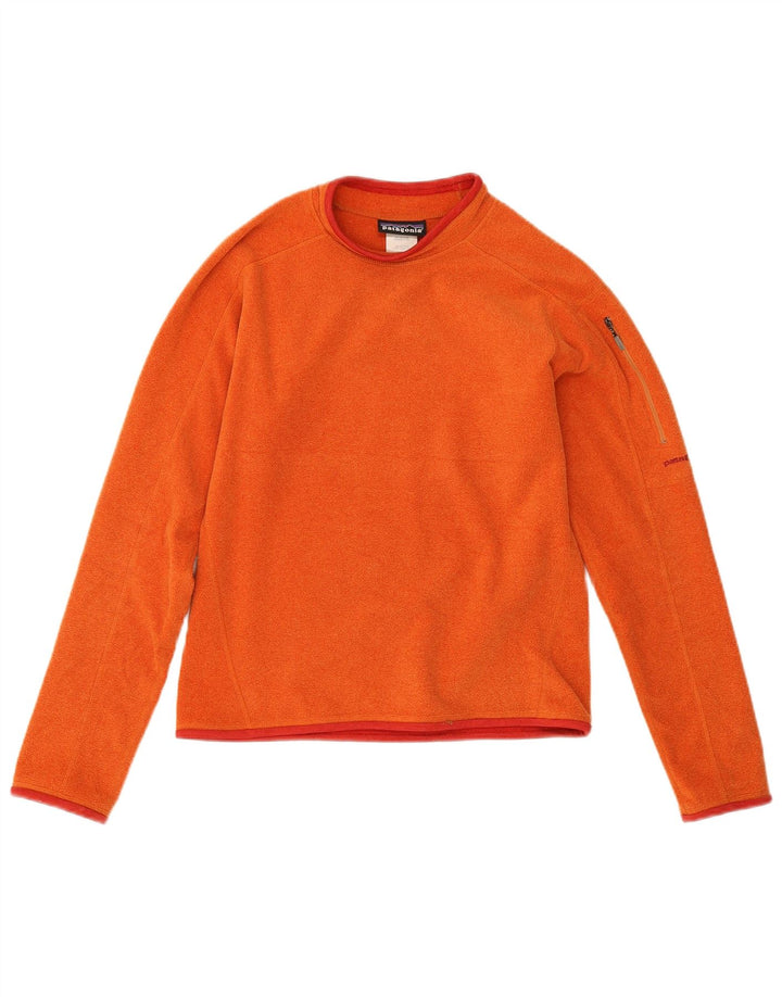 Damski sweter polarowy Patagonia UK 10, mały, pomarańczowy, poliester