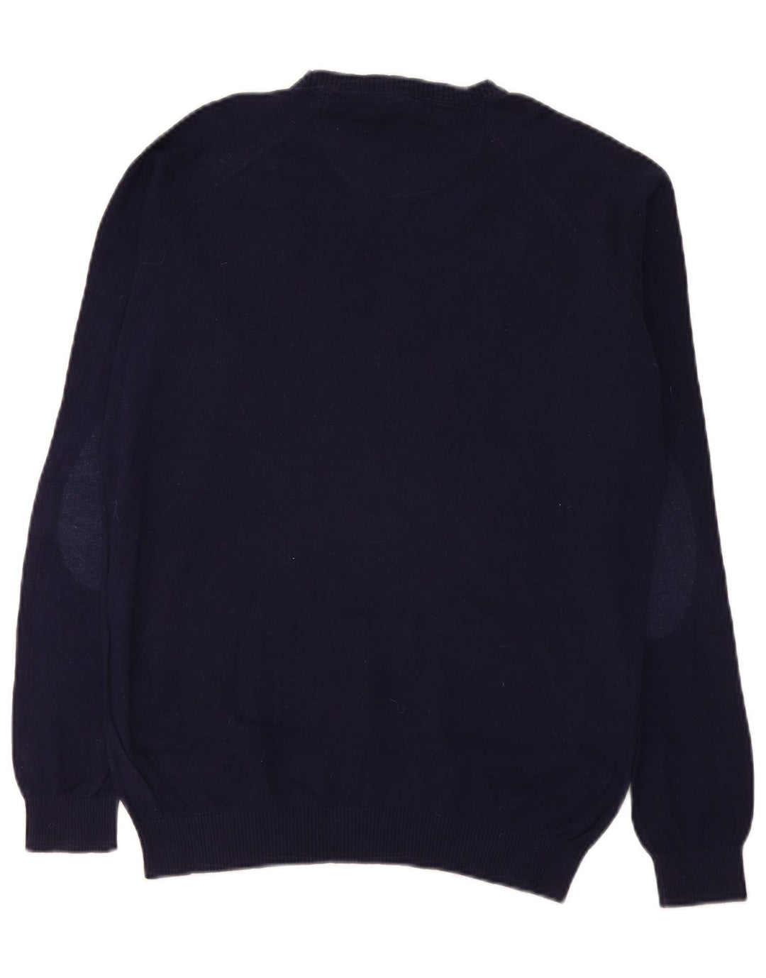 Męski sweter z dekoltem w łódkę Zara, duży, granatowy