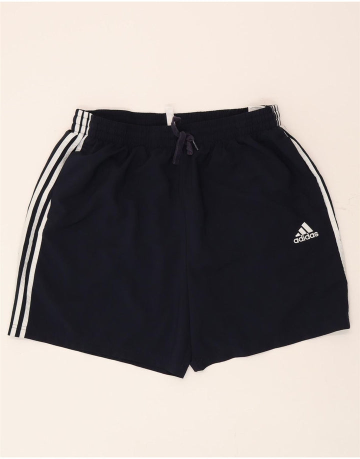 Męskie spodenki sportowe Adidas 2XL granatowe, poliestrowe