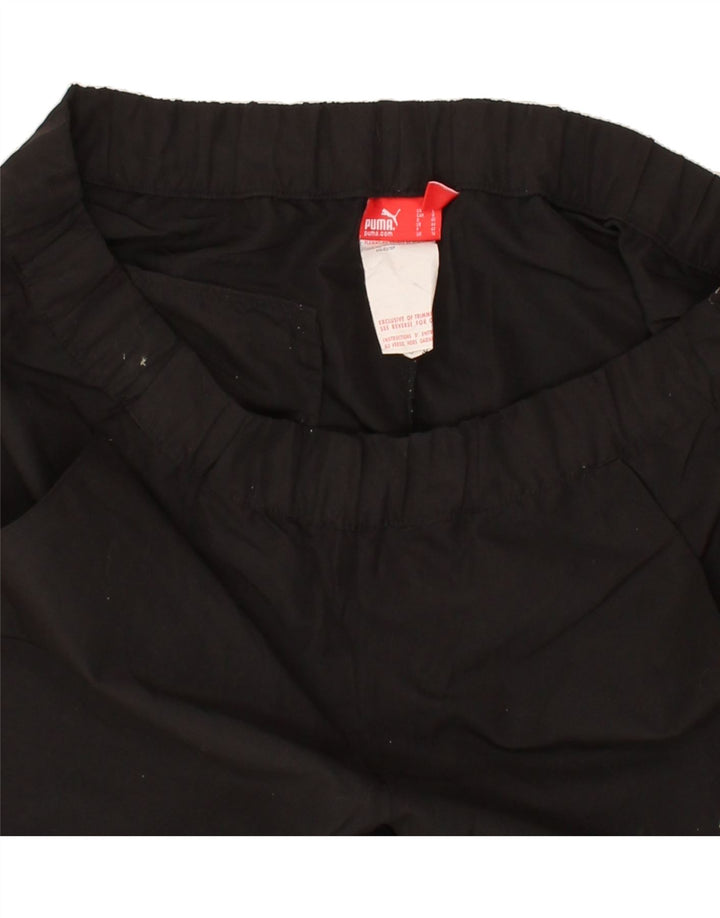 PUMA Womens Bermuda Sport Shorts UK 14 Large Black Polyester Vintage Puma and Second-Hand Puma from Messina Hembry 