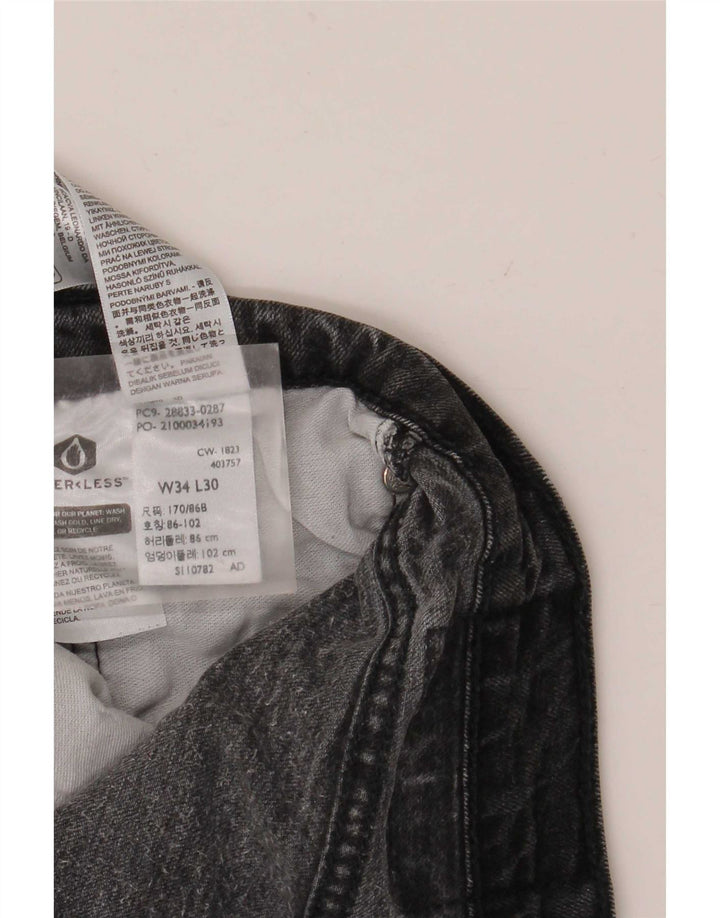 Męskie jeansy Levi's W34 L26 Szara bawełna