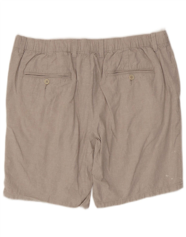 Męskie spodenki Chino Marks & Spencer W36, duże, szare, bawełniane