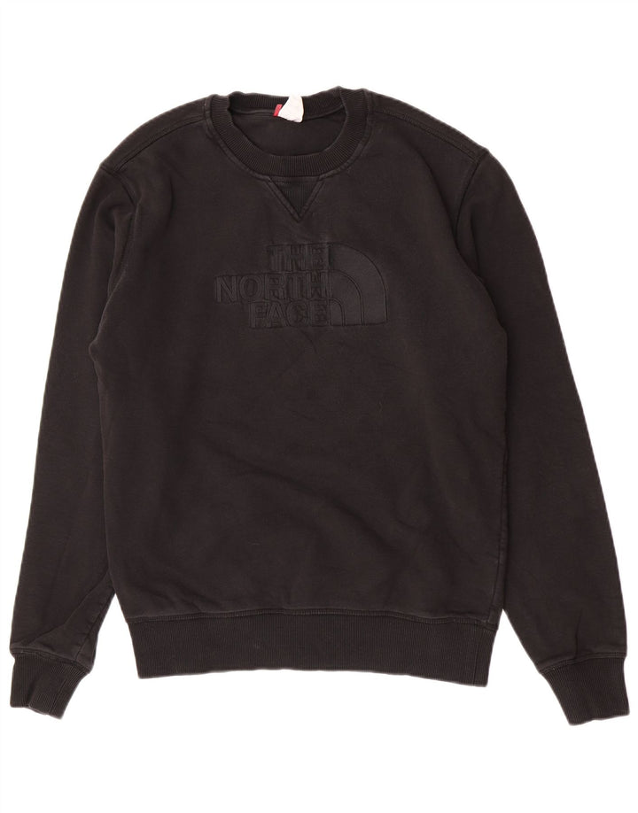 Męski sweter z grafiką The North Face, średniej wielkości, czarny, bawełniany