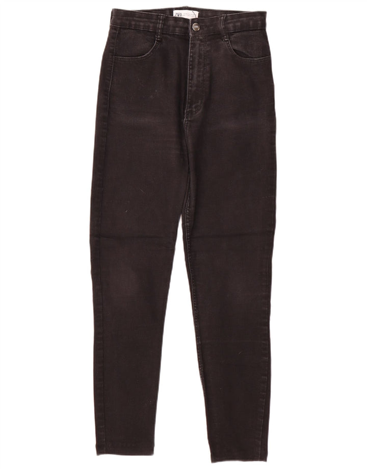 Damskie jeansy zwężane Zara EU 38 Small W28 L26 Czarne