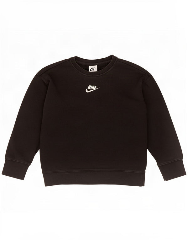 Bluza dziewczęca Nike 10-11 lat, średnia czarna bawełna
