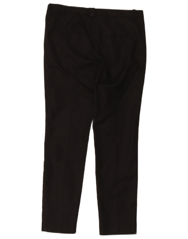 Spodnie damskie Zara Slim Chino EU 38 Small W28 L26 Czarna bawełna