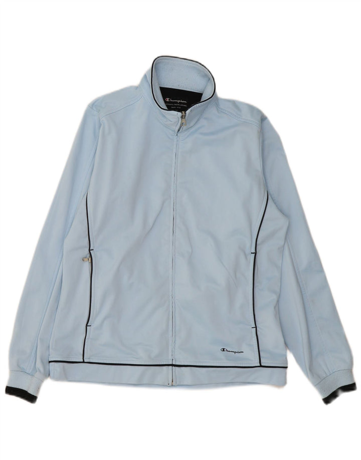 Damska kurtka dresowa Champion Easy Fit UK 14, średni niebieski poliester