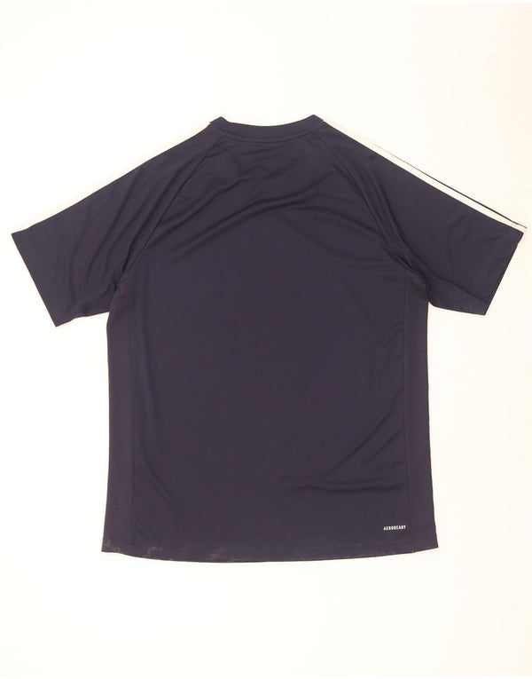 T-shirt męski Adidas Aeroready Graphic Top, duży, granatowy