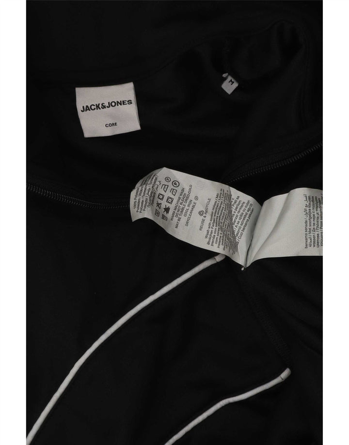 Męska kurtka dresowa Jack & Jones, średni czarny poliester