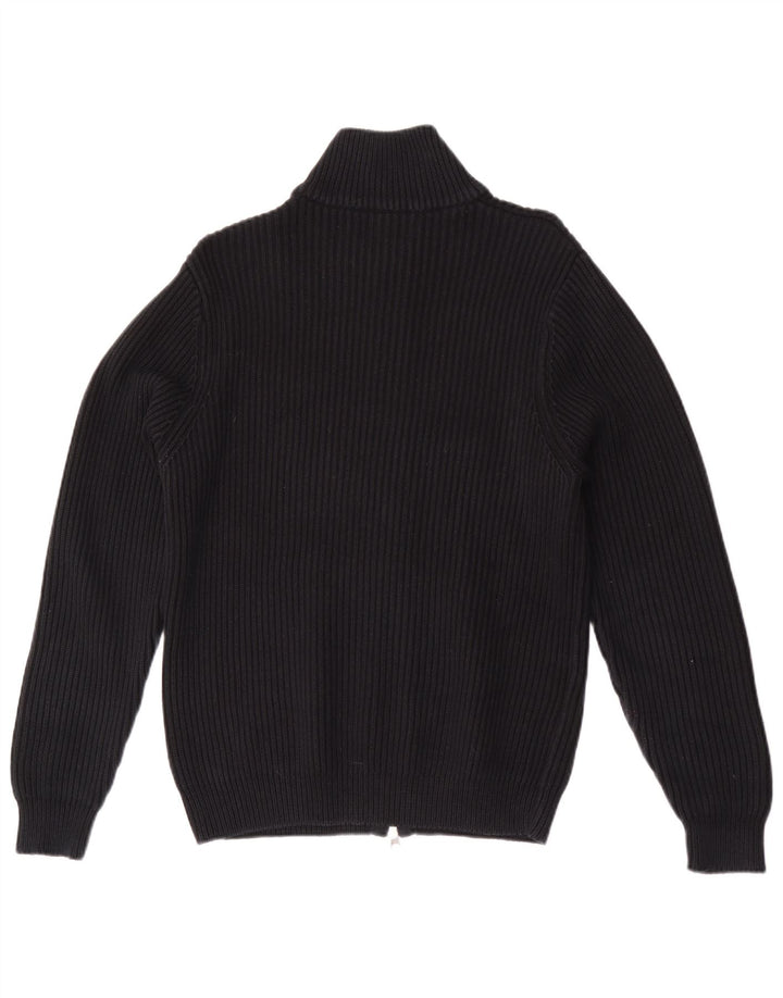 Męski sweter rozpinany Fred Perry, średni czarny, bawełniany