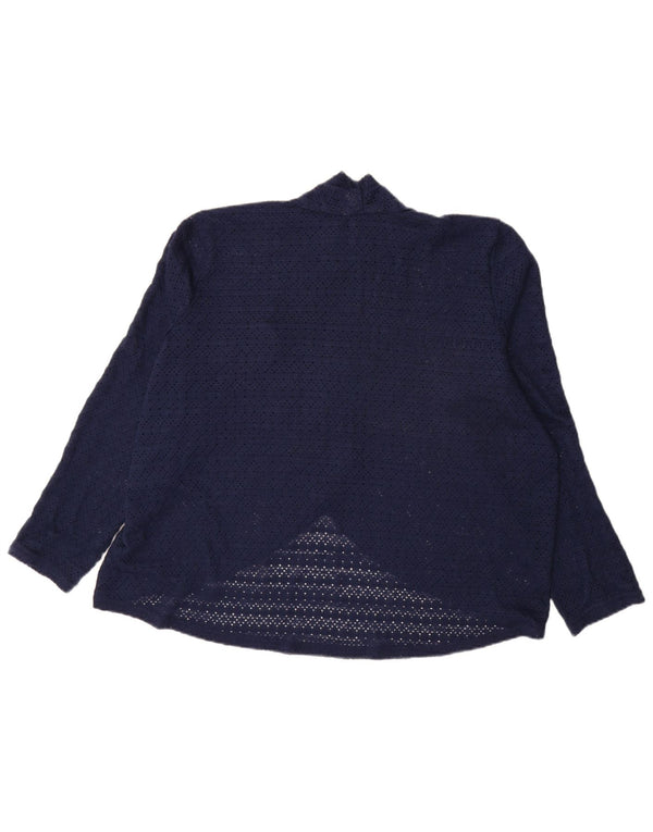 Damski sweter oversize Oasis, UK 18 XL, granatowy, poliester