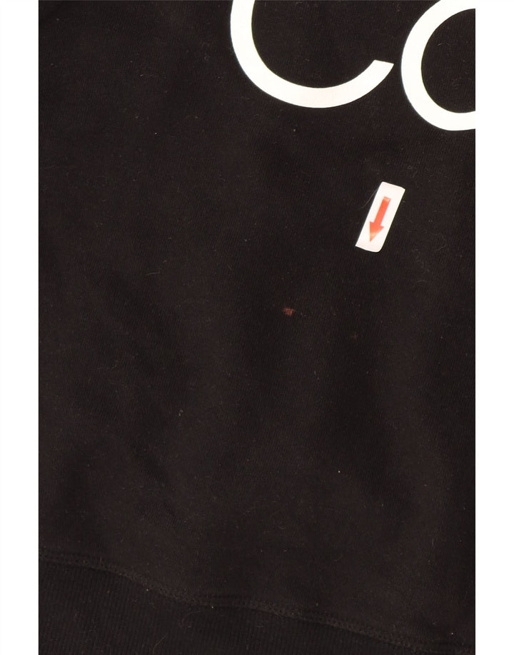 Damska bluza Calvin Klein Crop Graphic Jumper UK 12 Medium Black