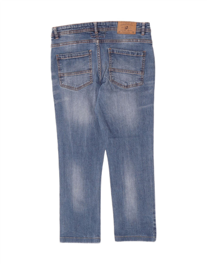 Damskie jeansy Crop Slim IT 46 Large W30 L24 Niebieskie bawełniane