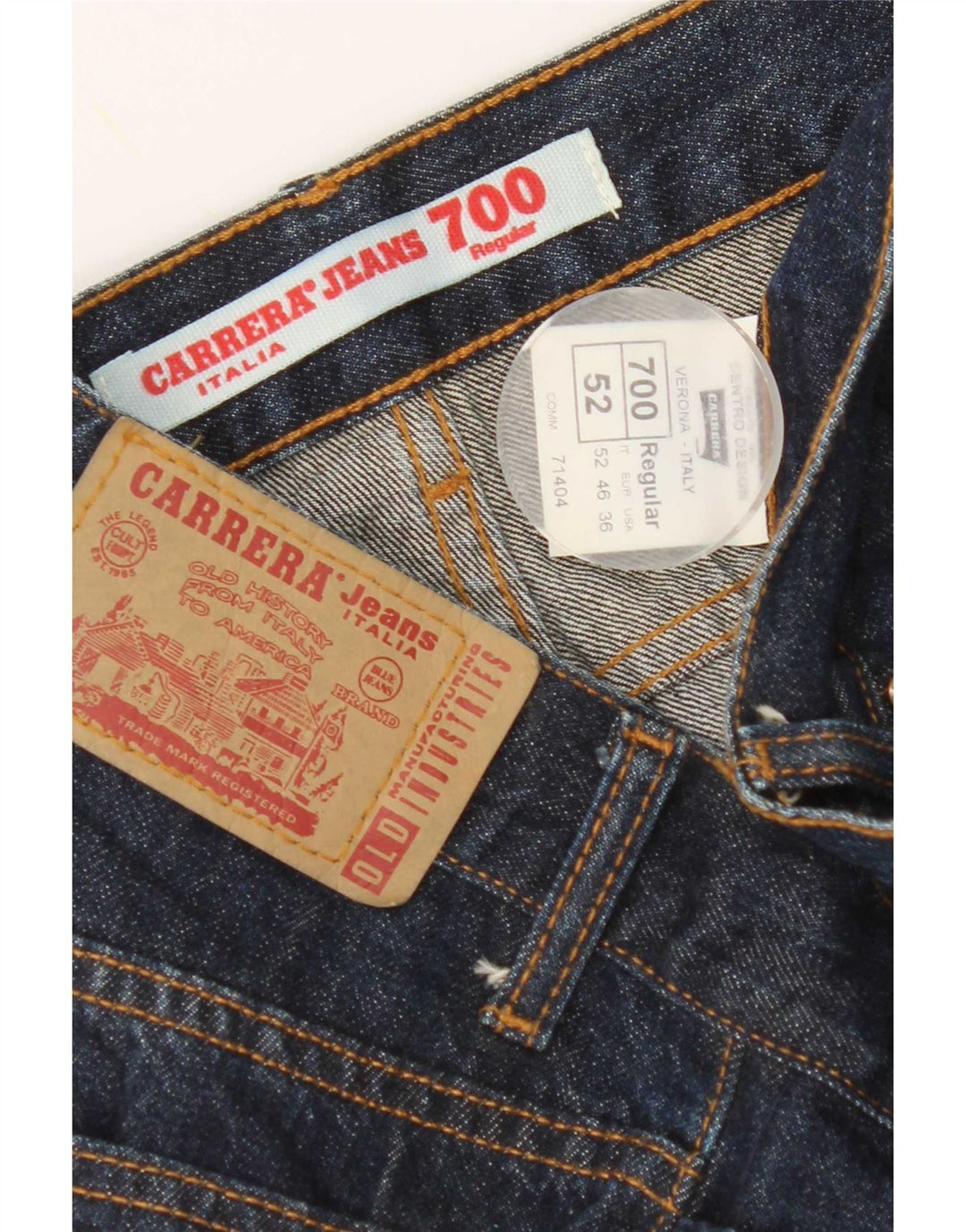Damskie jeansy Carrera 700 Slim W36 L32 Granatowa bawełna