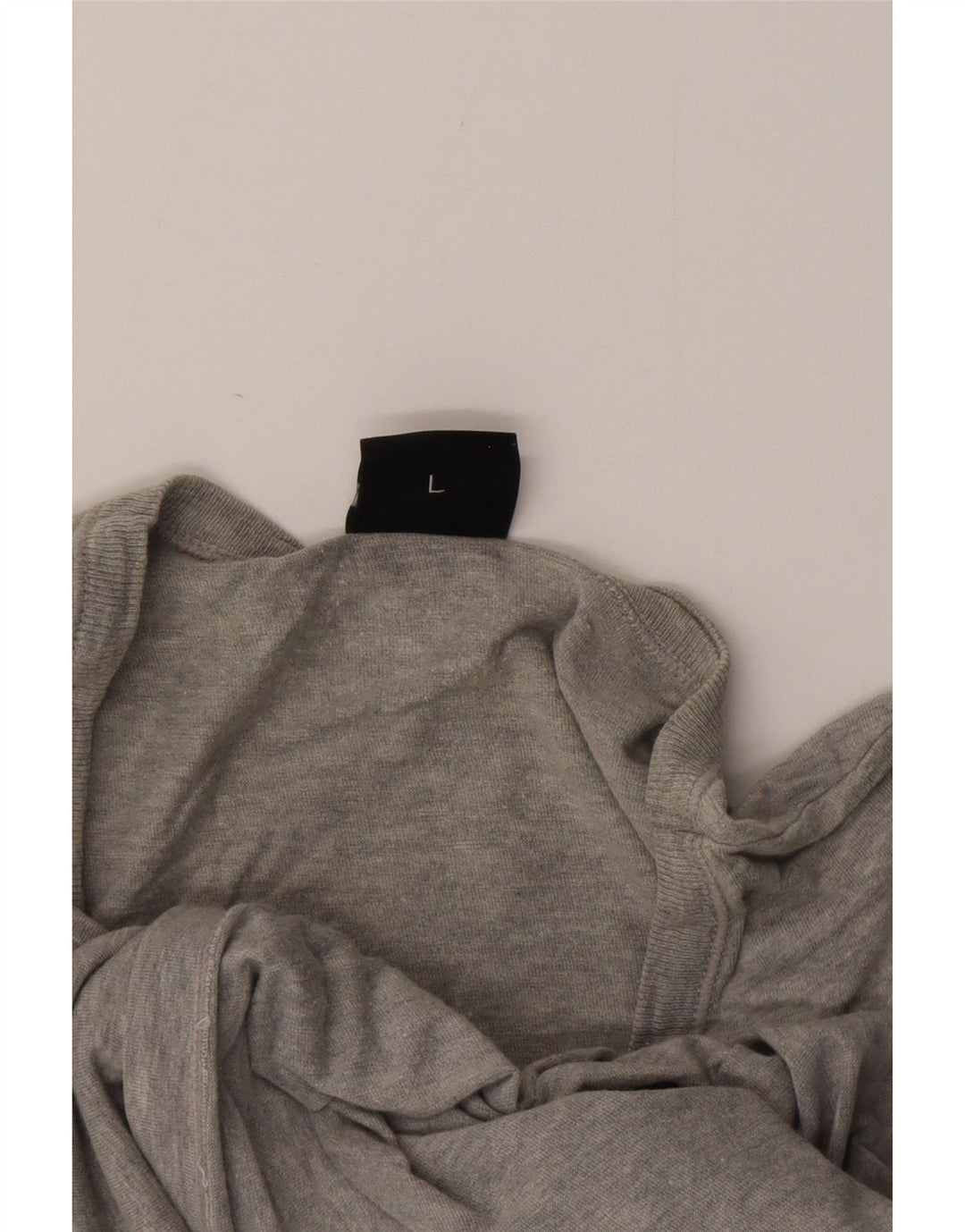 T-shirt damski HUGO BOSS Top UK 16, duży, szary, bawełniany