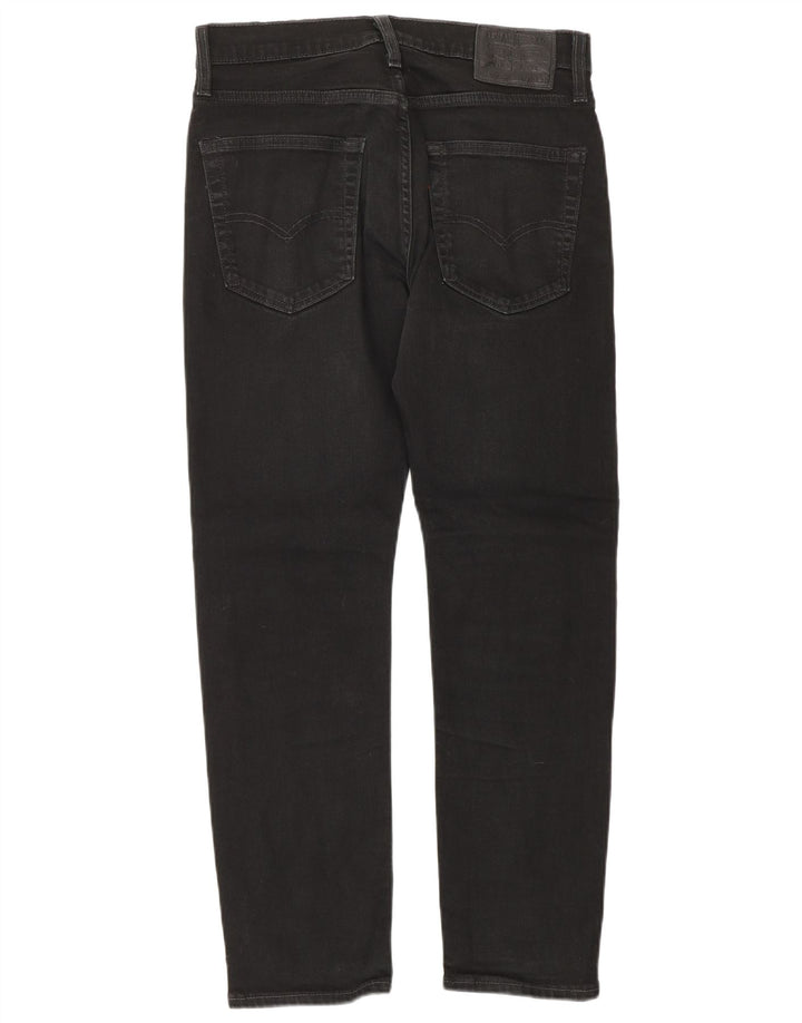 Męskie jeansy Levi's 502 Tapered W30 L30 Czarna bawełna