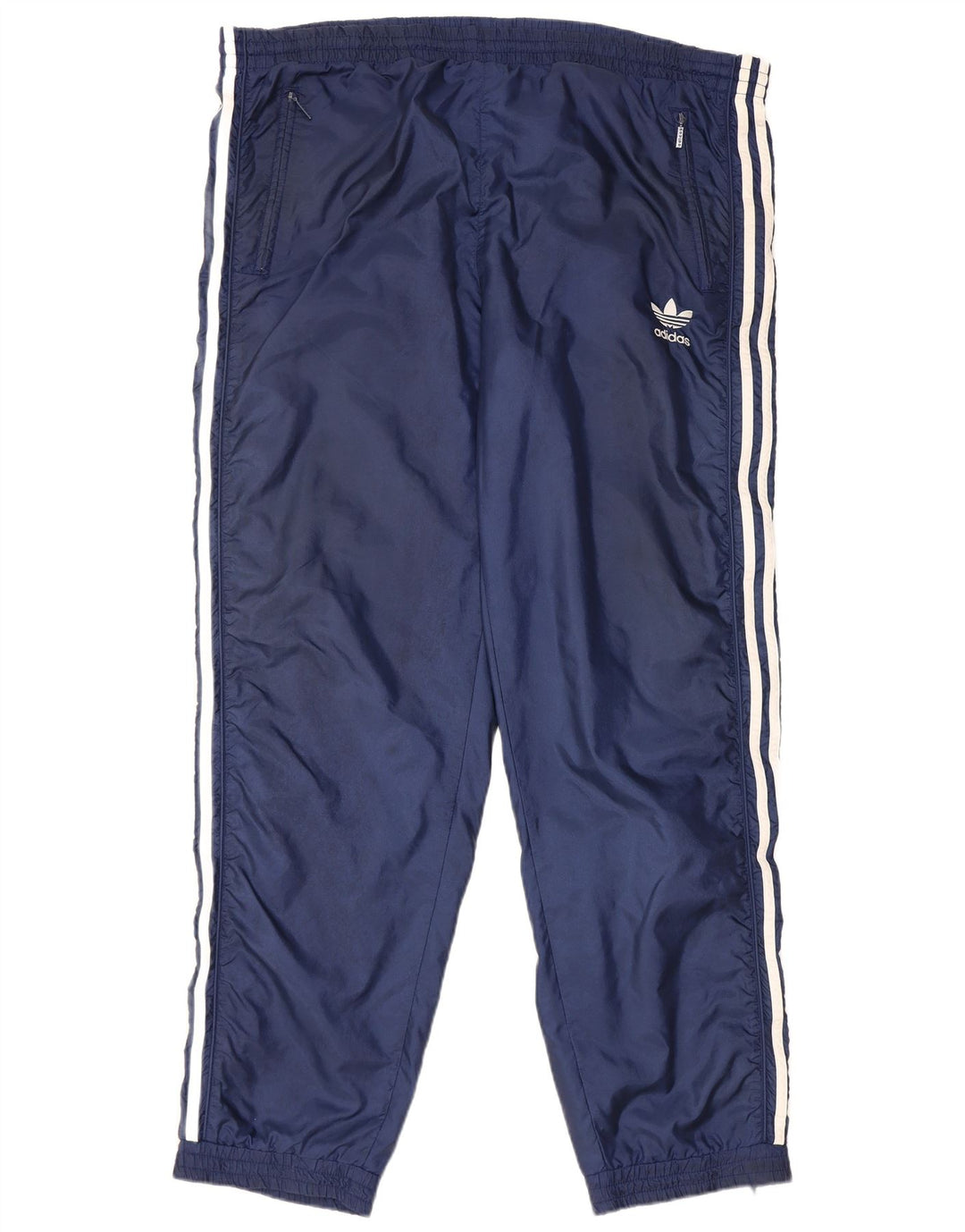 Męskie spodnie dresowe Adidas UK 40 Średni granatowy poliamid