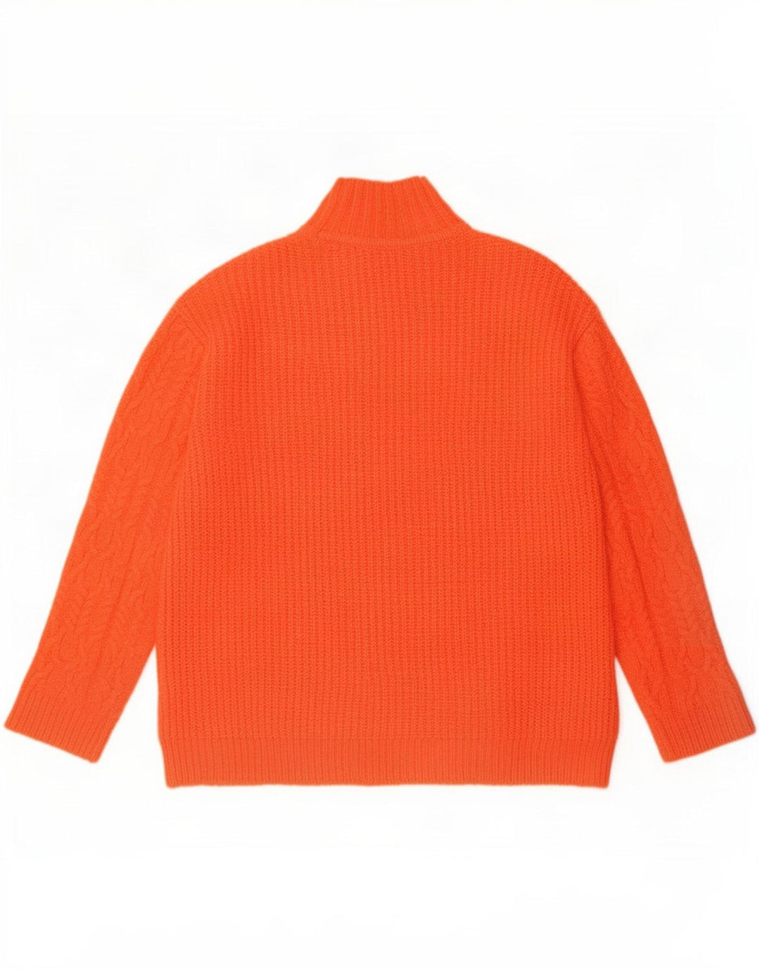 Marks & Spencer Damski sweter z golfem UK 10, mały, pomarańczowy