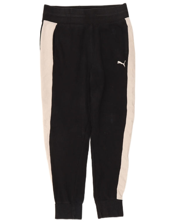Damskie spodnie dresowe Puma Joggers UK 12 Średni czarny, blok kolorów