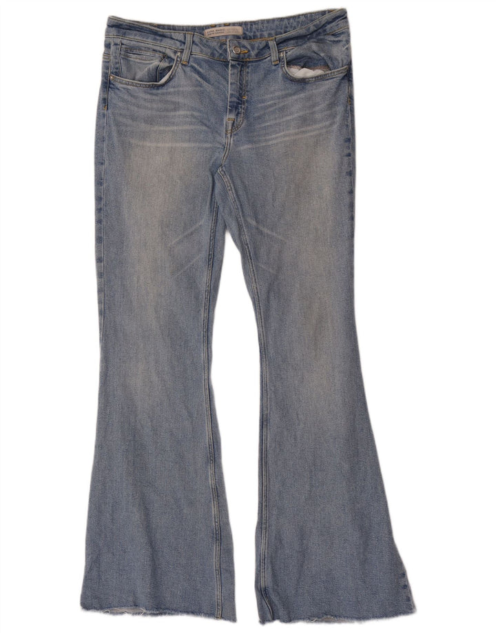 Damskie jeansy rozkloszowane Zara EU 42 Large W32 L34 Niebieskie