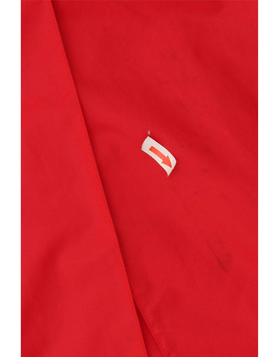Damski trencz z kapturem Fiorucci UK 14 Średni czerwony nylon