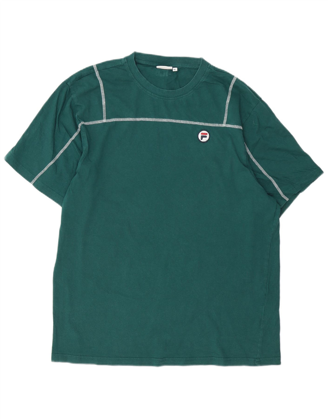 T-shirt męski Fila Top XL, zielony, bawełniany