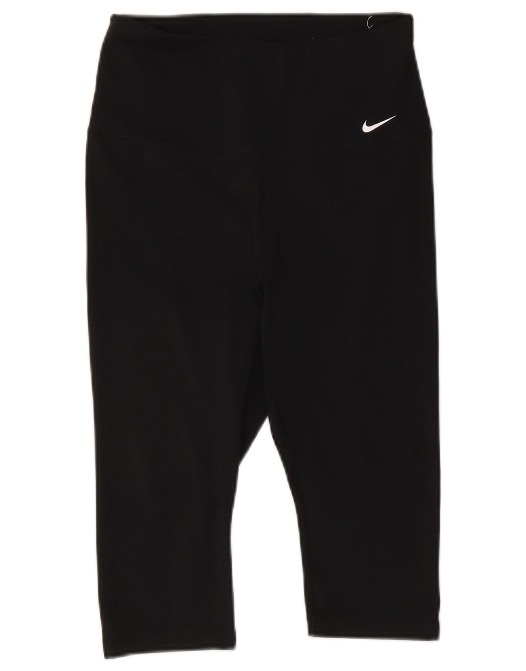 Damskie legginsy Nike Dri Fit Capri UK 12, średni czarny poliester