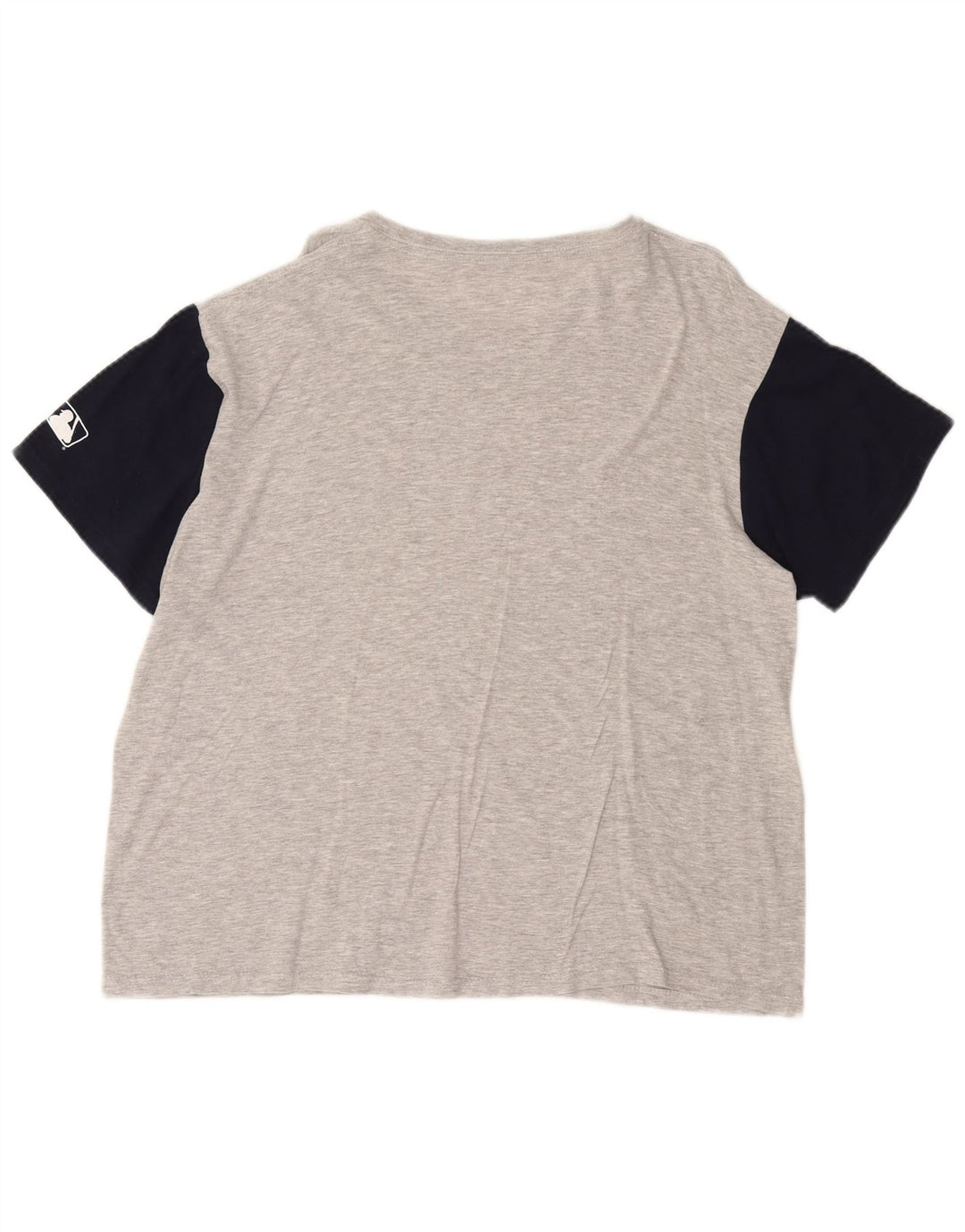 Oryginalna męska koszulka z grafiką, duża, szara, bawełniana w bloki kolorów