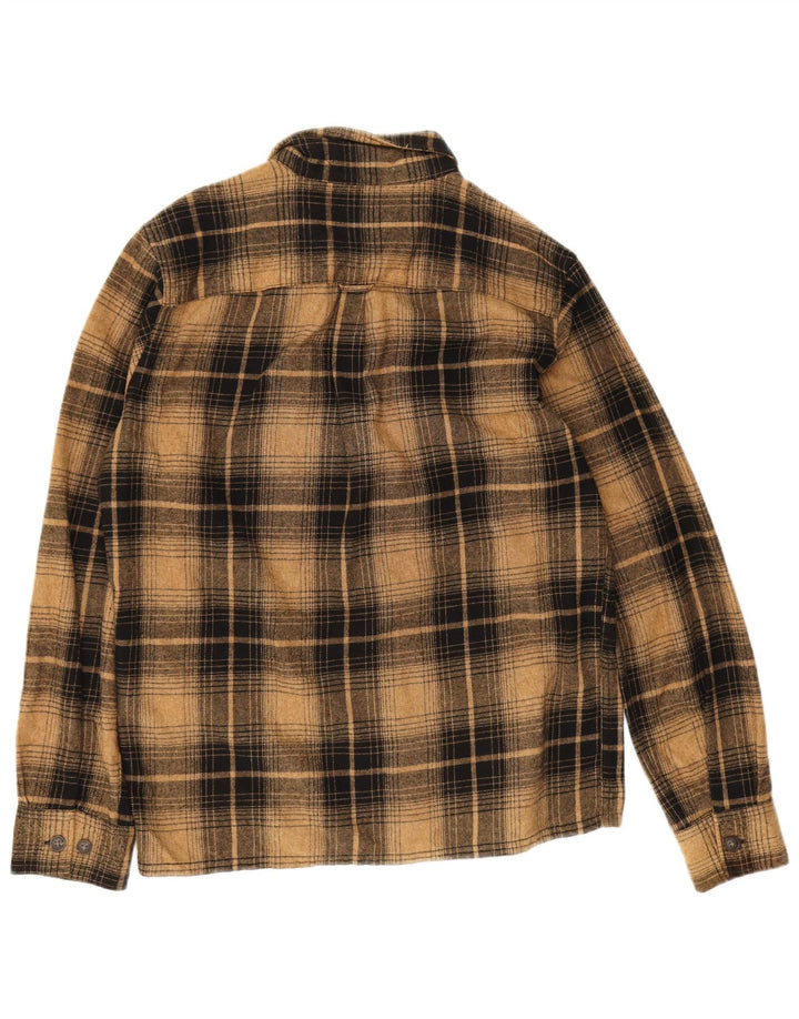 Koszula flanelowa męska Jack & Jones, bawełniana w brązową kratkę