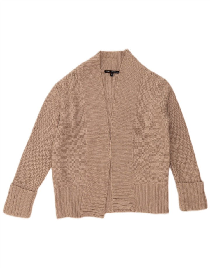Sweter damski Marks & Spencer UK 16, duży, beżowy Angora