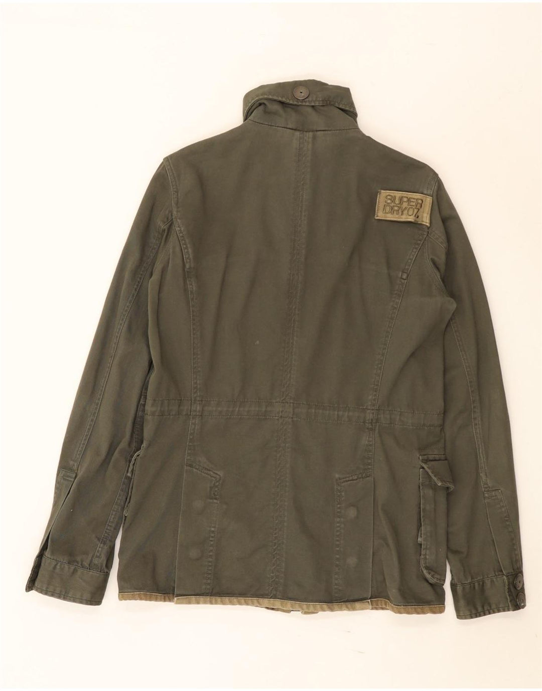 Męska kurtka użytkowa Superdry Graphic UK 38, średnia bawełna khaki