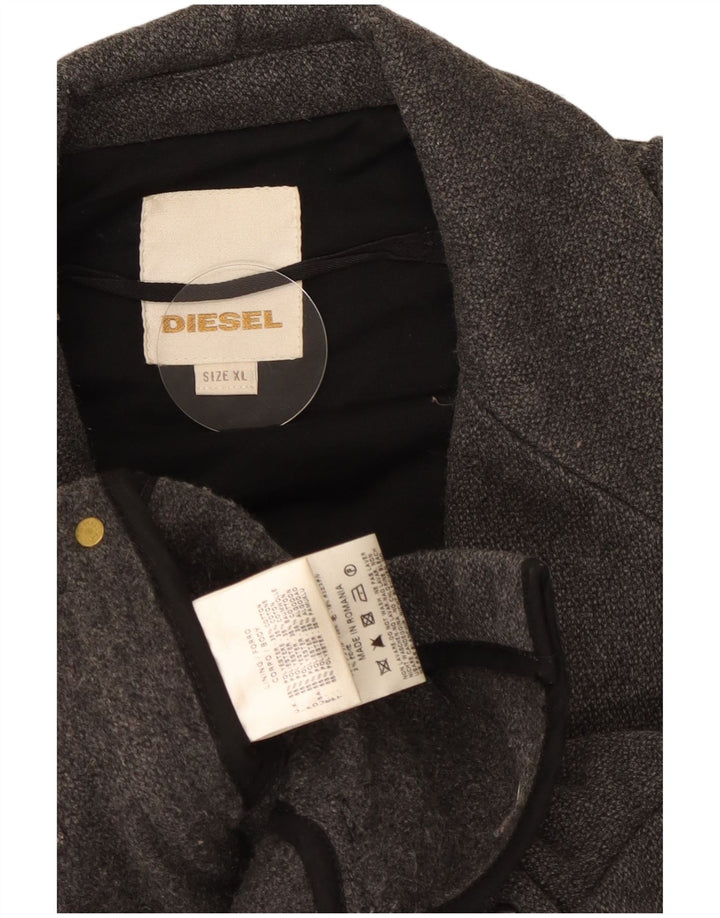 Męska kurtka wojskowa Diesel UK 42 XL, szary poliester