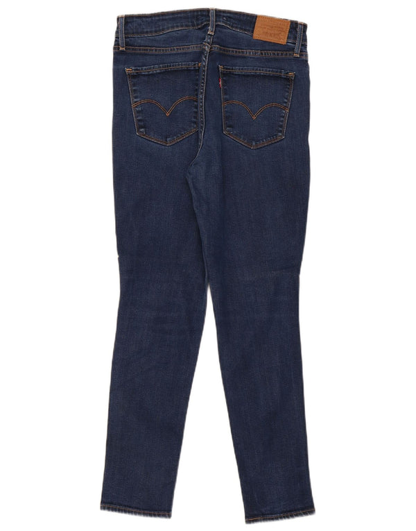 Damskie jeansy skinny Levi's W28 L28 Granatowa bawełna