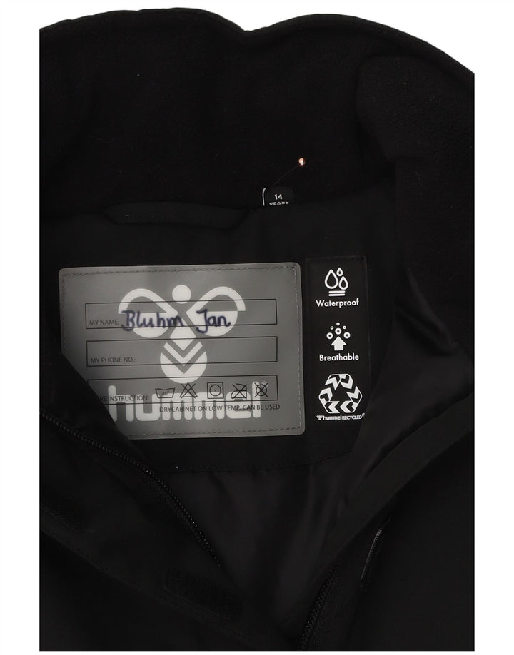 Chłopięca kurtka Anorak Hummel Graphic 13-14 lat czarna