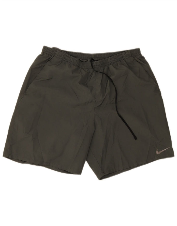 Męskie spodenki sportowe Nike Dri Fit, duże, zielone, z poliestru