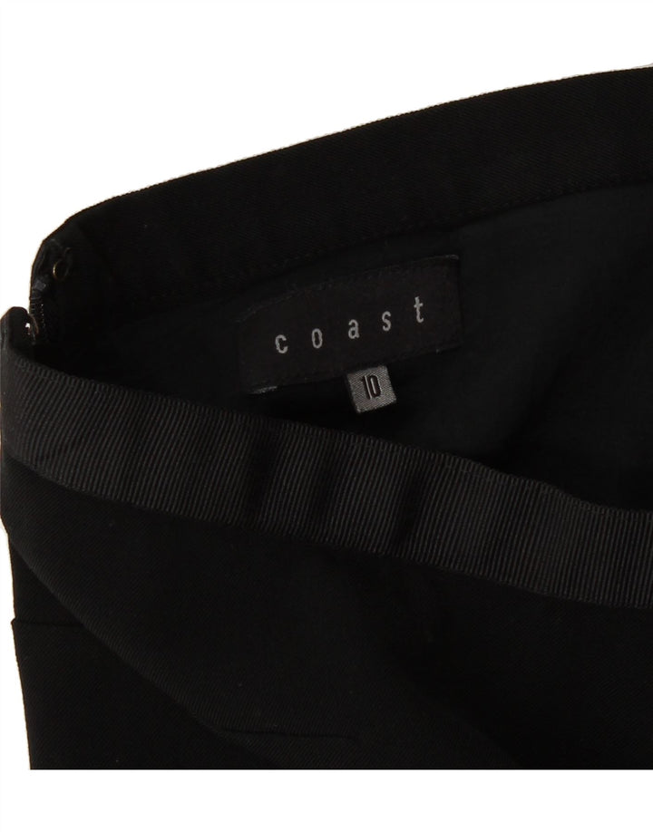 COAST Womens A-Line Skirt UK 10 Small W25  Black Vintage Coast and Second-Hand Coast from Messina Hembry 