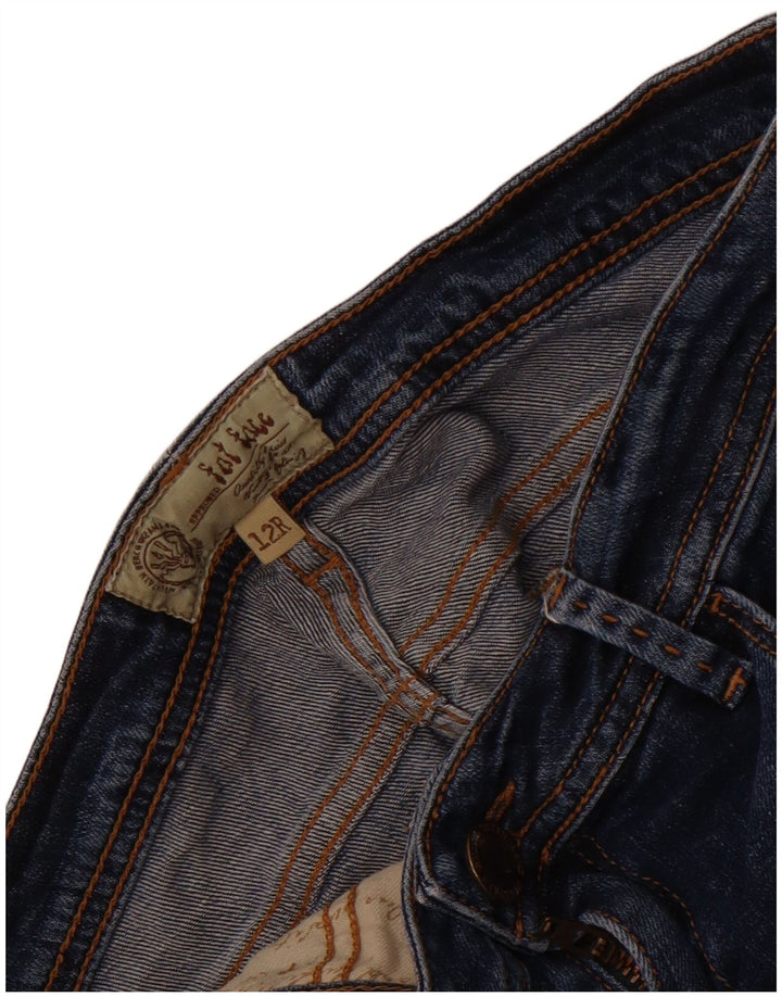 Damskie jeansy slim Fat Face UK 12 Medium W30 L30 Niebieskie