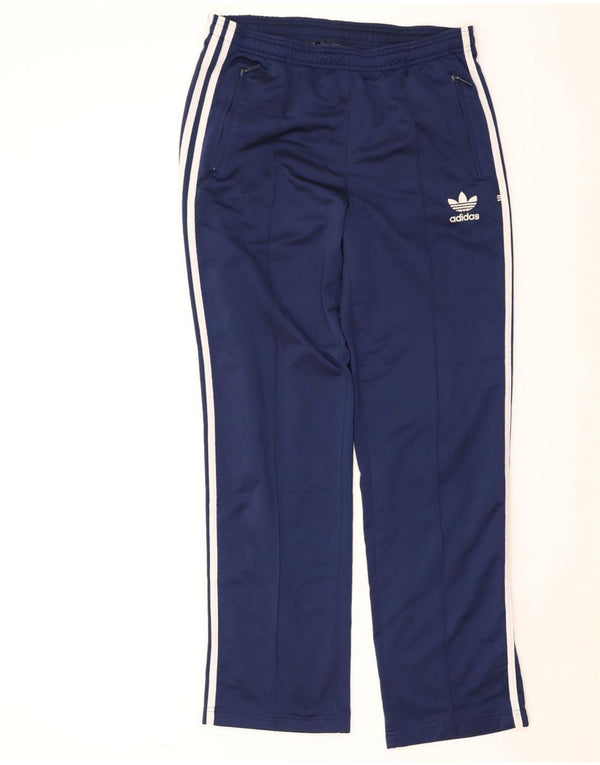 Męskie spodnie dresowe Adidas UK 36/38 Mały granatowy poliester
