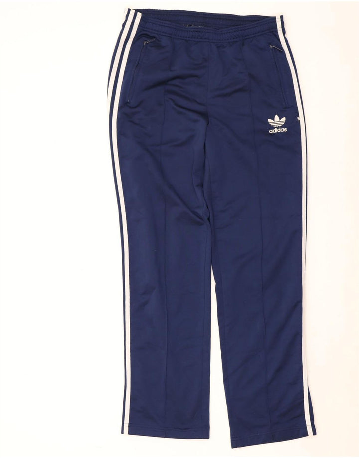 Męskie spodnie dresowe Adidas UK 36/38 Mały granatowy poliester