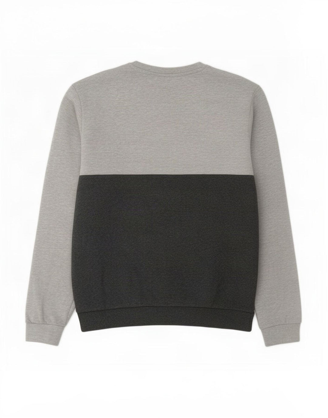 Bluza męska Fila, duża, szara, bawełniana w bloki kolorów