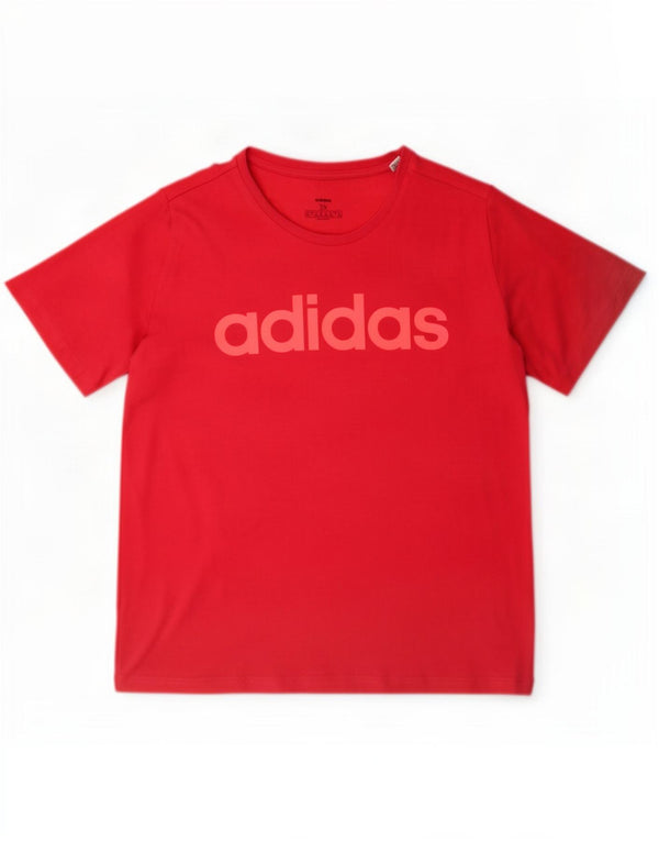 Damska koszulka graficzna Adidas Top UK 28/30 3XL Różowa