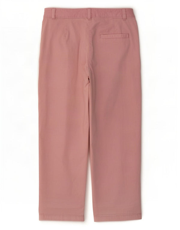 Spodnie damskie Marks & Spencer UK 12 Medium W30 L25 Różowa bawełna