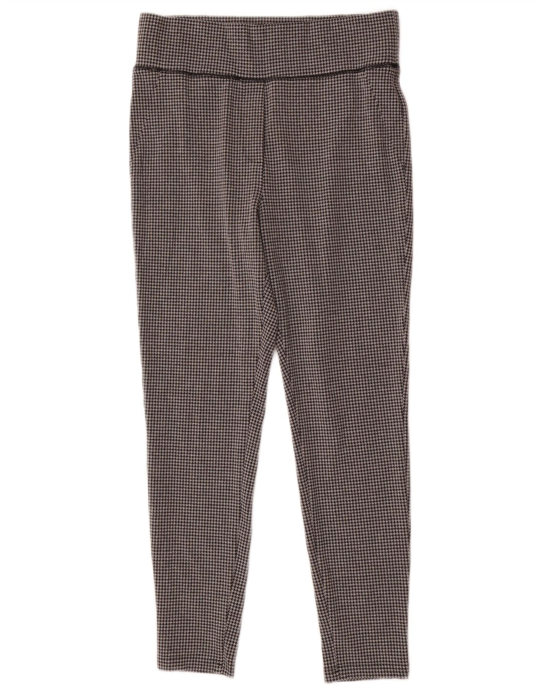 Legginsy damskie Marks & Spencer UK 14, duże, szare, z poliestru w pepitkę