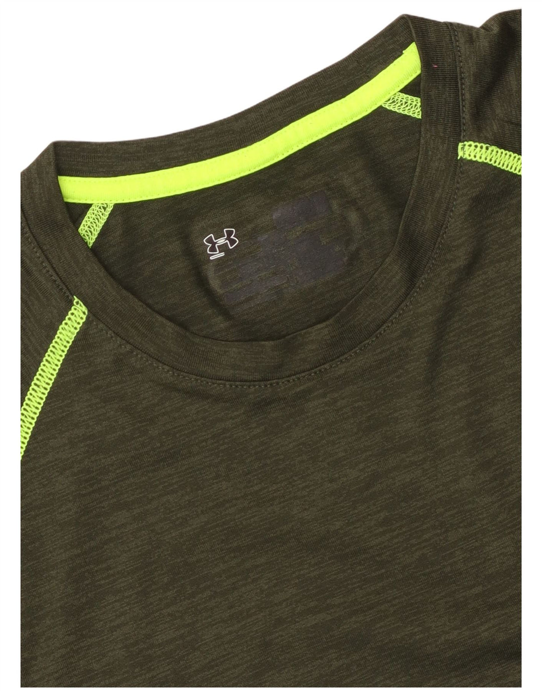 Męski T-shirt UNDER ARMOUR, duży, w kolorze khaki, nakrapiany