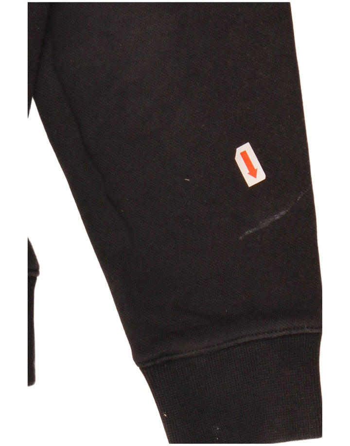 Damski sweter typu Crop Oversize CHAMPION UK 6 XS, czarny, bawełniany