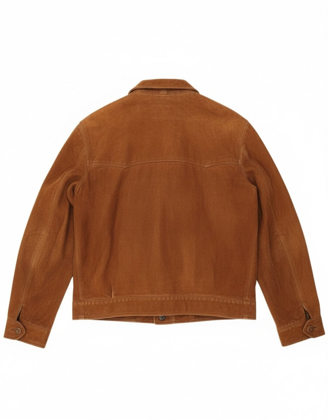 Vintage męska zamszowa kurtka UK 38 średni brąz