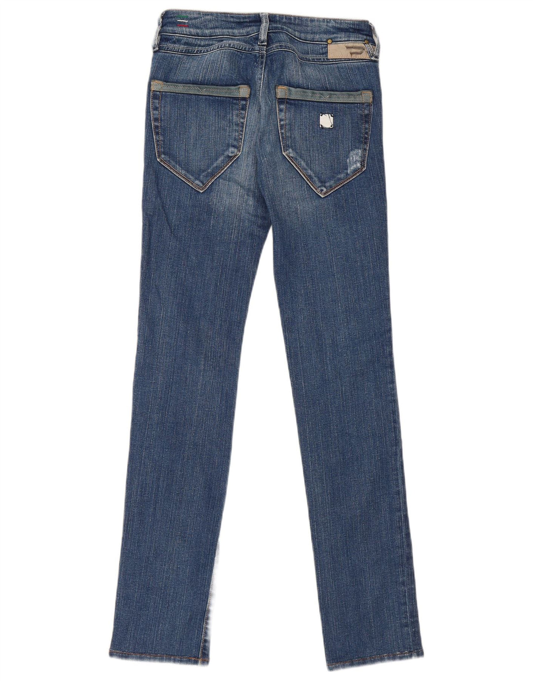 Diesel Damskie Clush Slim Jeansy W24 L32 Niebieskie bawełniane