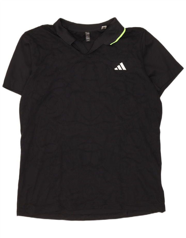 Męska koszulka polo Adidas Aeroready XL, czarna, poliestrowa