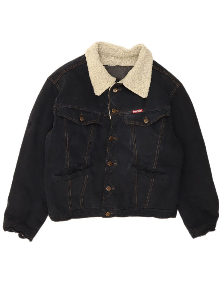 Męska kurtka dżinsowa AMERICANINO UK 36, mała, granatowa